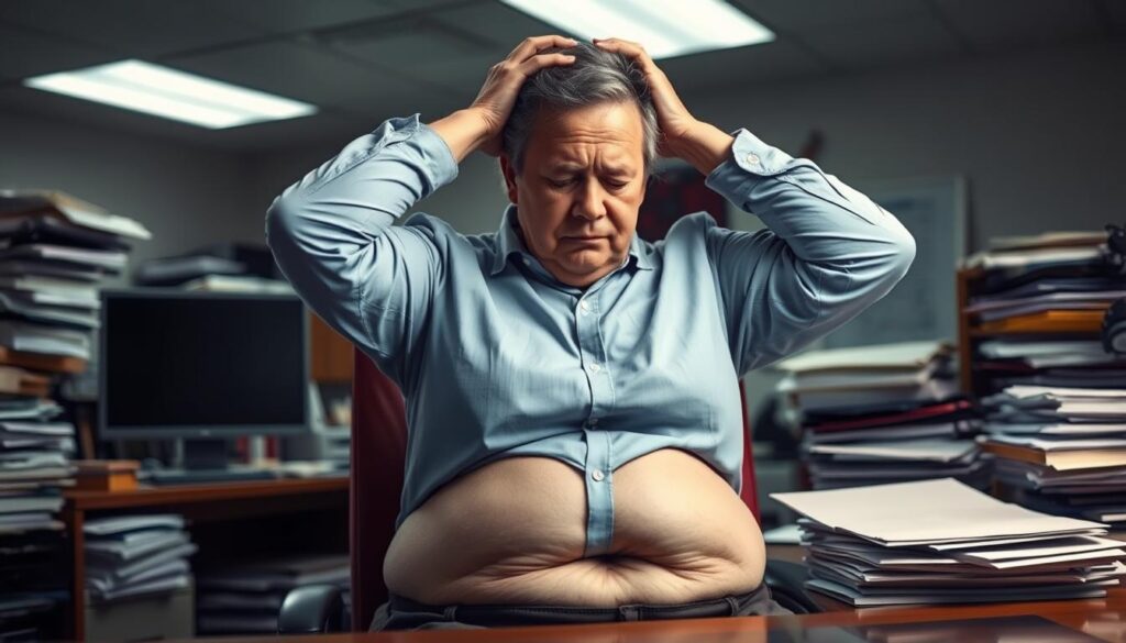 stress-related weight gain